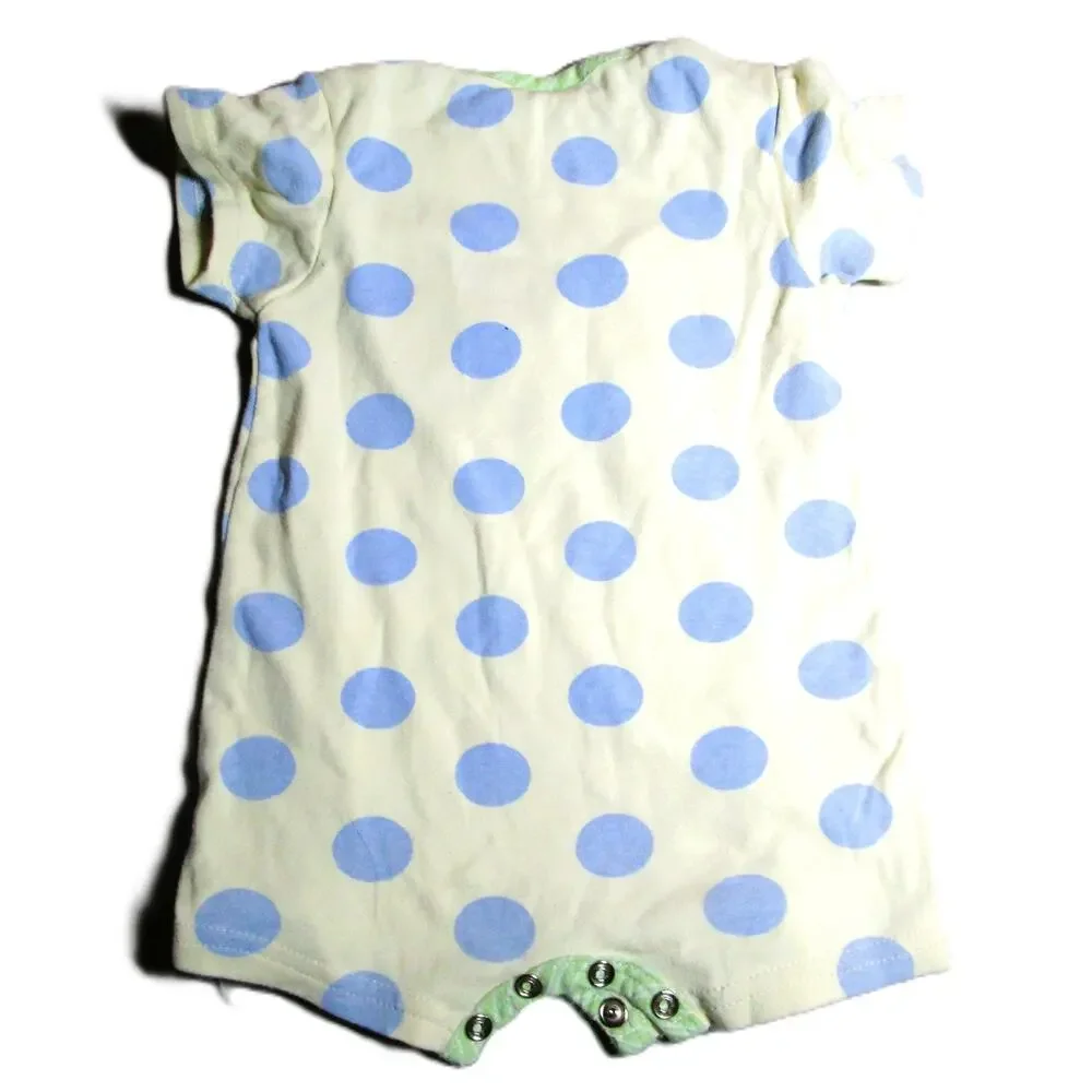 Baby Bodysuit Bundle Shark, Goldfish & Stripes Three Cotton One‑Pieces, Size 12M